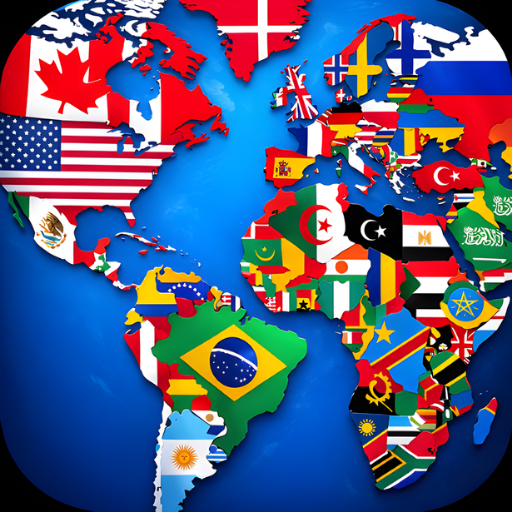 World Map & Countries App Icon